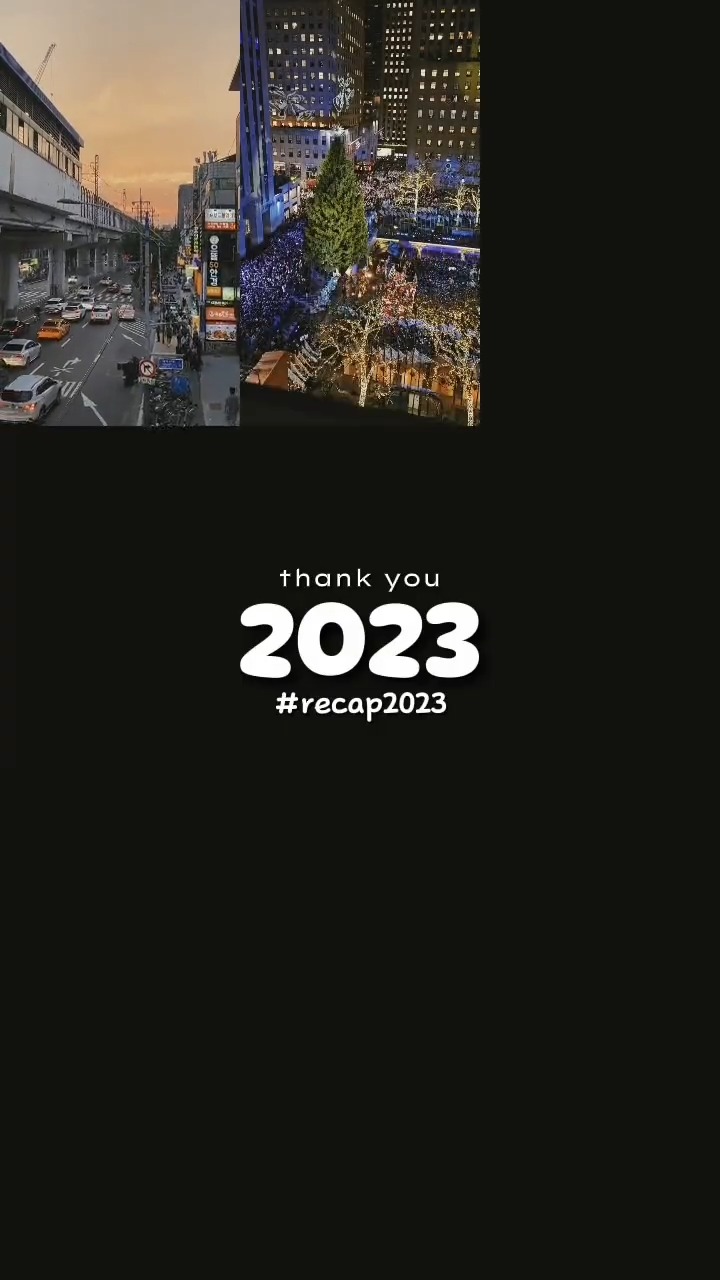 thank you 2023 - New Year Capcut Templates CapCut Template