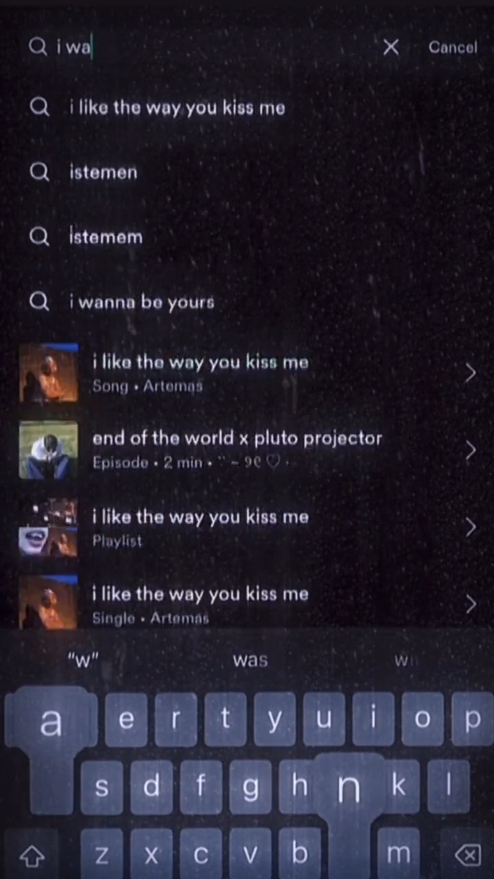 Wanna be urs Spotify