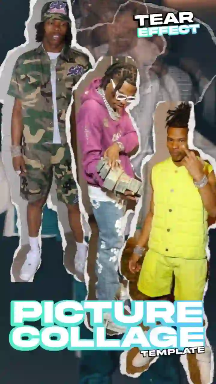 BNYX COLLAGE📸 - Cutout CapCut Templates CapCut Template