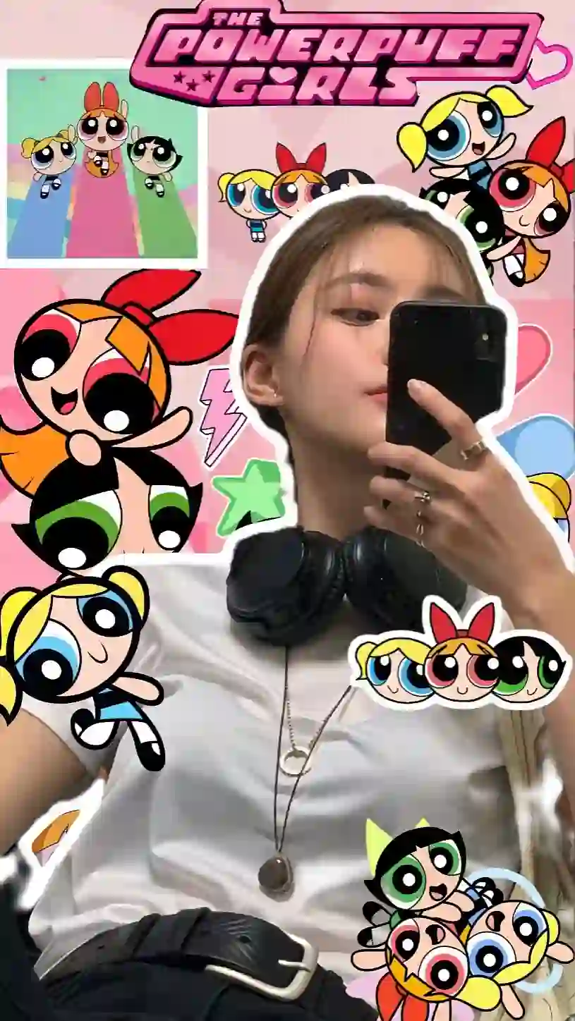 Wallpaper Trend - Power Puff Girls AI CapCut Templates CapCut Template