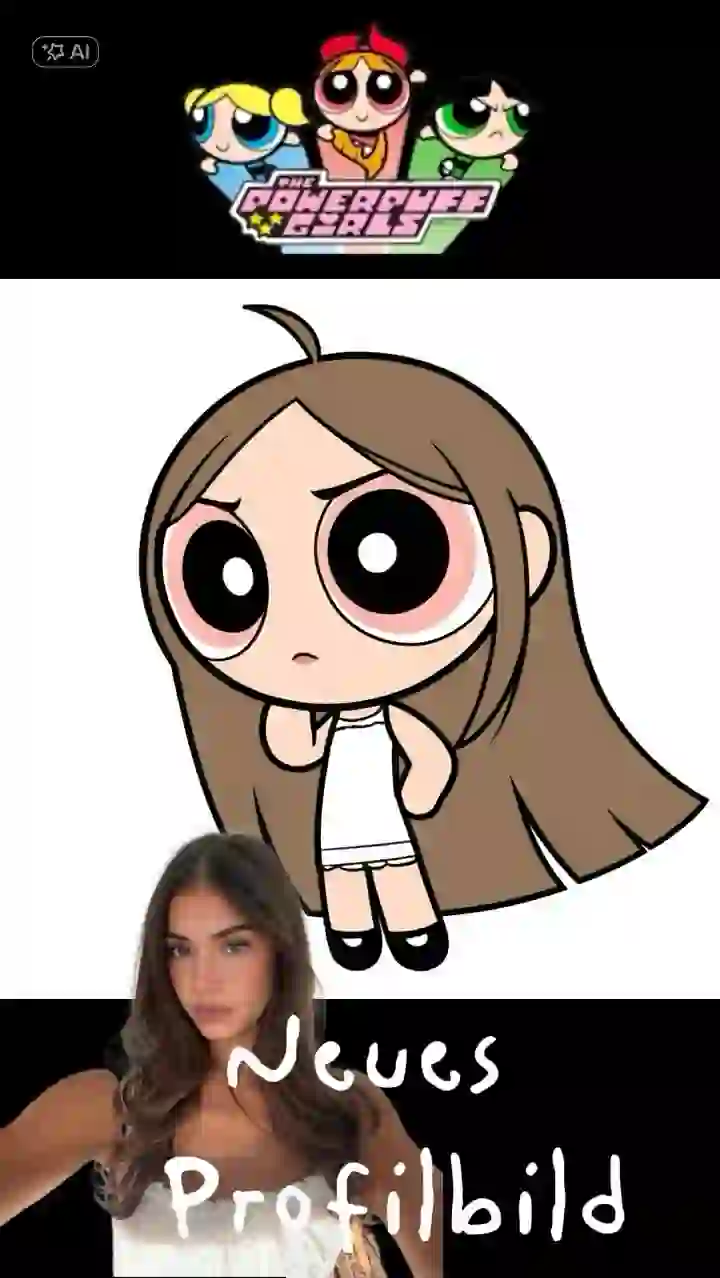 Powerpuff Profilpic - Power Puff Girls AI CapCut Templates CapCut Template