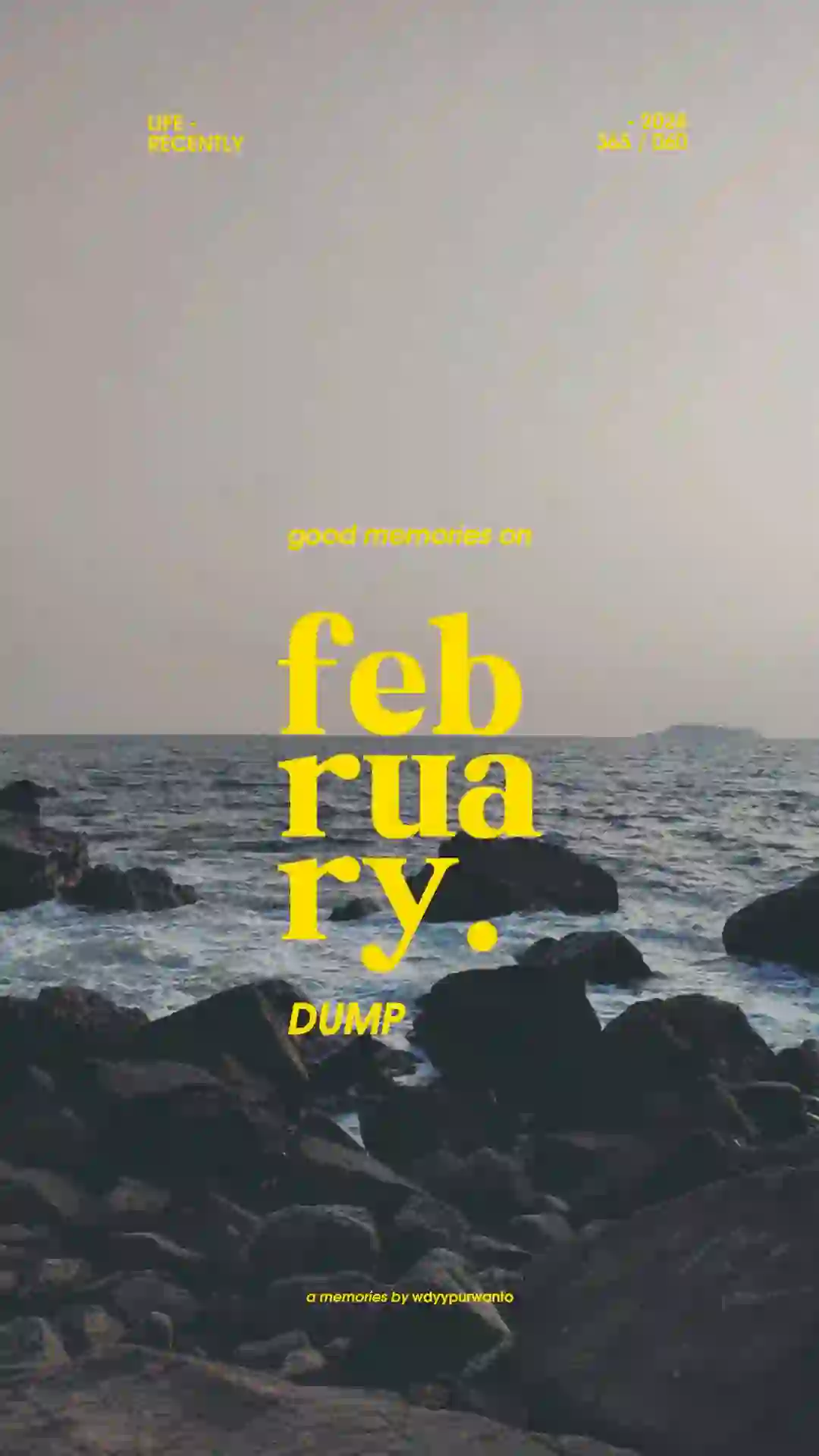 Memories on februari - February Dump CapCut Templates CapCut Template