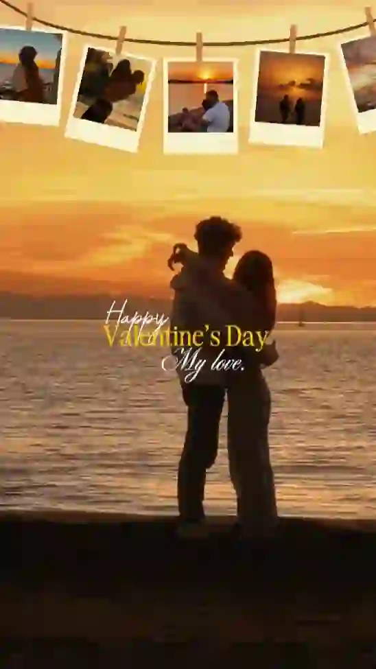 Valentinesday-collag - Valentines Day CapCut Templates CapCut Template