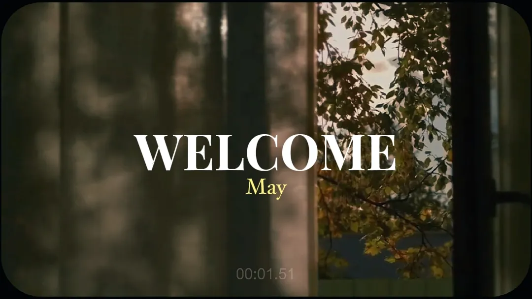 WELCOME MAY - vlog capcut templates CapCut Template