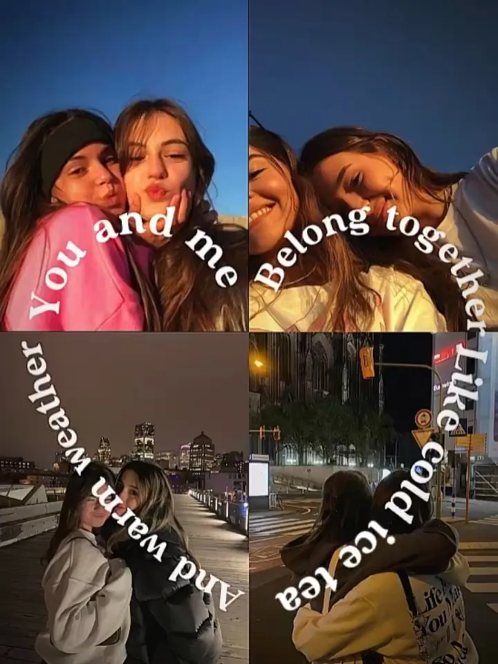 Friendship Lyrics - 2 friends capcut templates CapCut Template