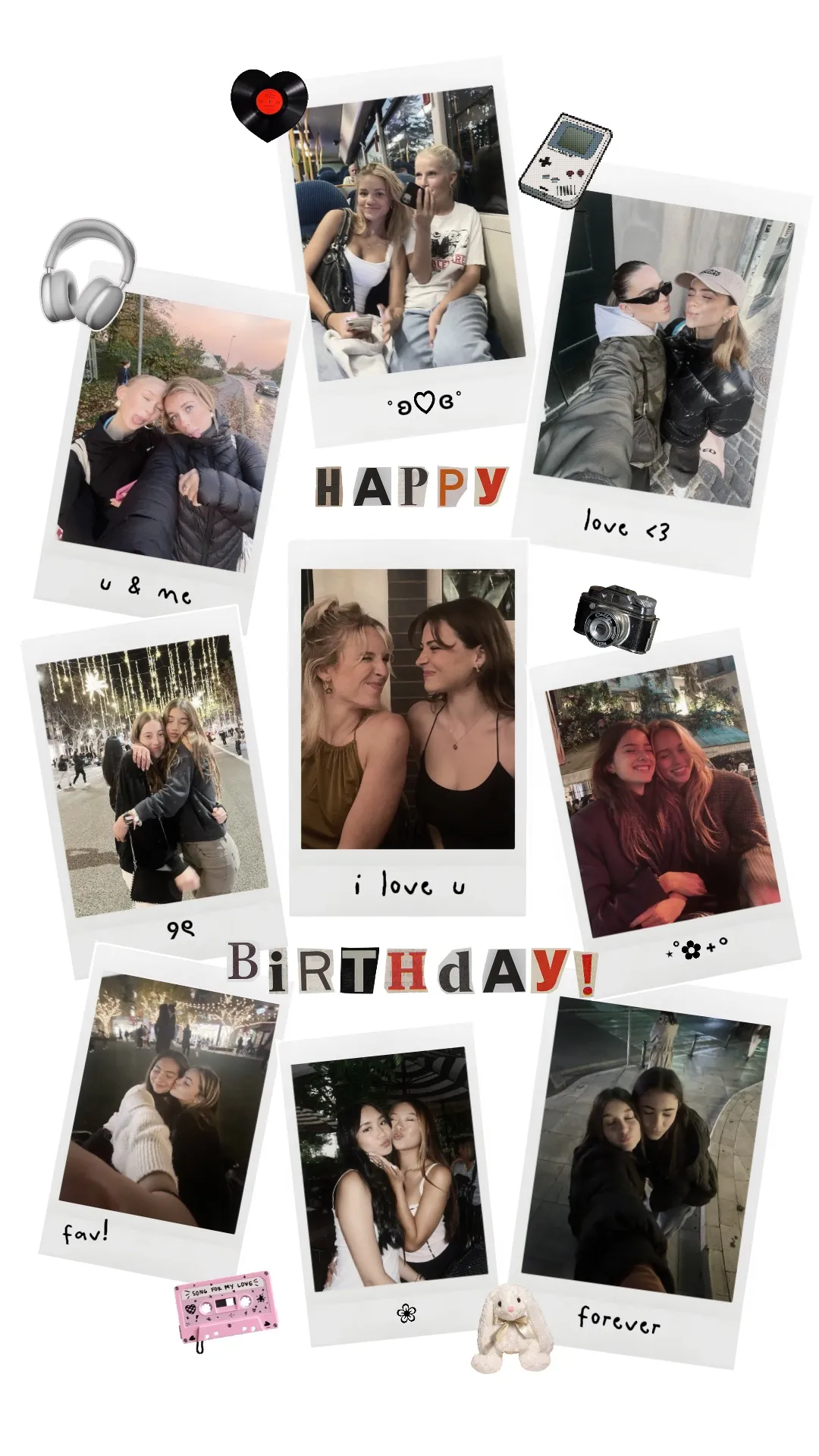 polaroid birthday - Happy Birthday Capcut Templates CapCut Template