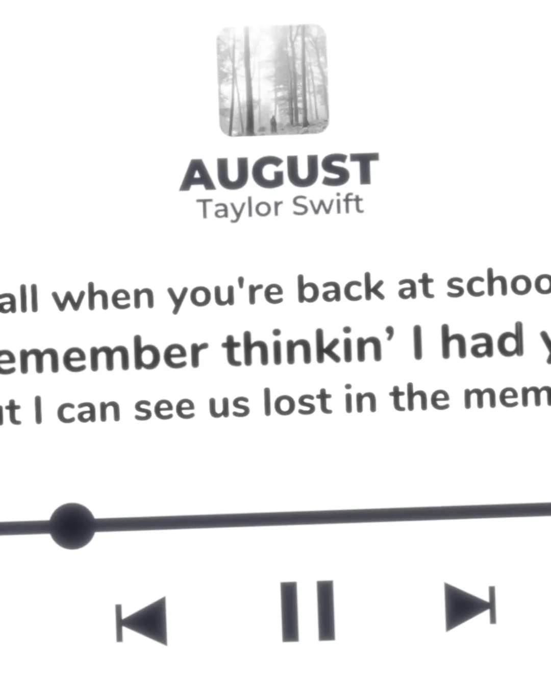 August -Taylor swift - Love Capcut Templates CapCut Template